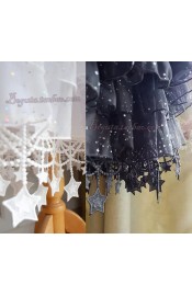 Boguta Star Tulle White and Black Star Daily Underskirt(Pre-Made Stock)